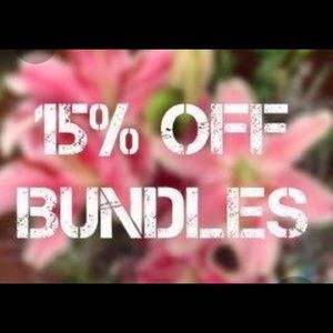 Bundle 3 or more and save 15% off !💕